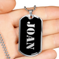 Joan v2 - Luxury Dog Tag Necklace