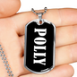Polly v03 - Luxury Dog Tag Necklace