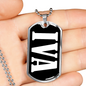 Iva v03 - Luxury Dog Tag Necklace