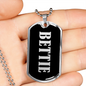 Bettie v02 - Luxury Dog Tag Necklace
