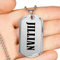 Jillian v01 - Luxury Dog Tag Necklace