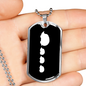 Mama Hedgehog With 3 Hoglets v3 - Luxury Dog Tag Necklace