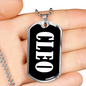 Cleo v03 - Luxury Dog Tag Necklace