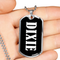Dixie v03 - Luxury Dog Tag Necklace