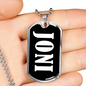 Joni v03 - Luxury Dog Tag Necklace