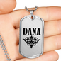 Dana v01a - Luxury Dog Tag Necklace