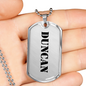Duncan - Luxury Dog Tag Necklace