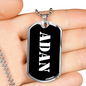 Adan v3 - Luxury Dog Tag Necklace