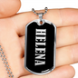 Helena v02 - Luxury Dog Tag Necklace