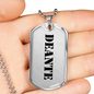 Deante - Luxury Dog Tag Necklace