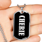 Cherie v03 - Luxury Dog Tag Necklace
