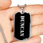 Duncan v2 - Luxury Dog Tag Necklace