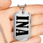 Ina v01 - Luxury Dog Tag Necklace