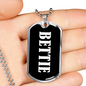 Bettie v03 - Luxury Dog Tag Necklace