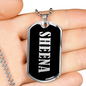Sheena v02 - Luxury Dog Tag Necklace