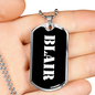 Blair v3 - Luxury Dog Tag Necklace