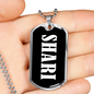 Shari v03 - Luxury Dog Tag Necklace