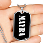 Mayra v03 - Luxury Dog Tag Necklace