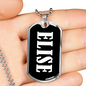 Elise v03 - Luxury Dog Tag Necklace