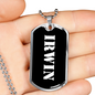 Irwin v3 - Luxury Dog Tag Necklace