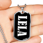 Lela v03 - Luxury Dog Tag Necklace