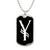 Initial Y v001-23 - Luxury Dog Tag Necklace