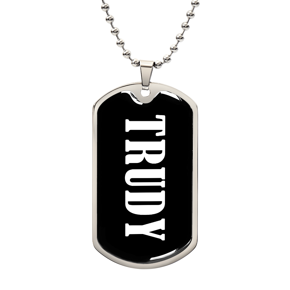 Trudy v03 - Luxury Dog Tag Necklace
