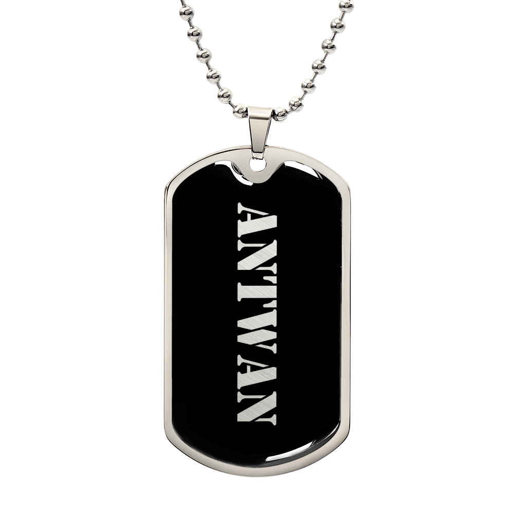 Antwan v2 - Luxury Dog Tag Necklace