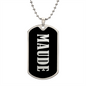 Maude v02 - Luxury Dog Tag Necklace