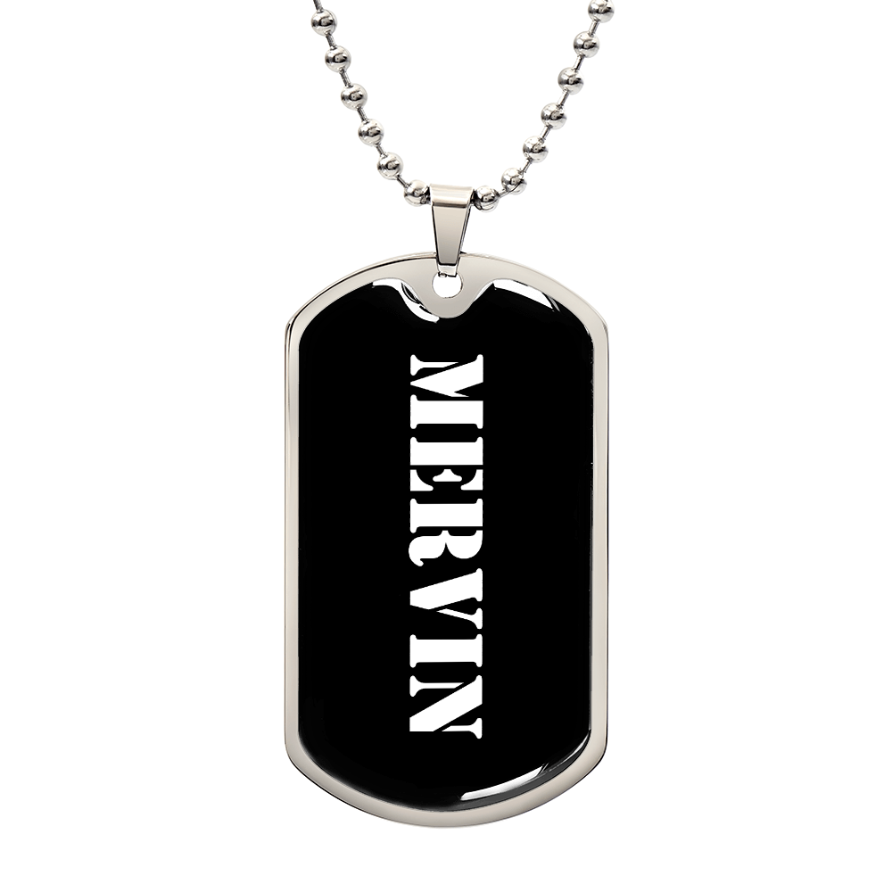 Mervin v3 - Luxury Dog Tag Necklace