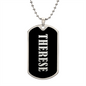 Therese v02 - Luxury Dog Tag Necklace