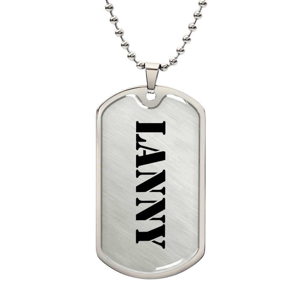 Lanny - Luxury Dog Tag Necklace
