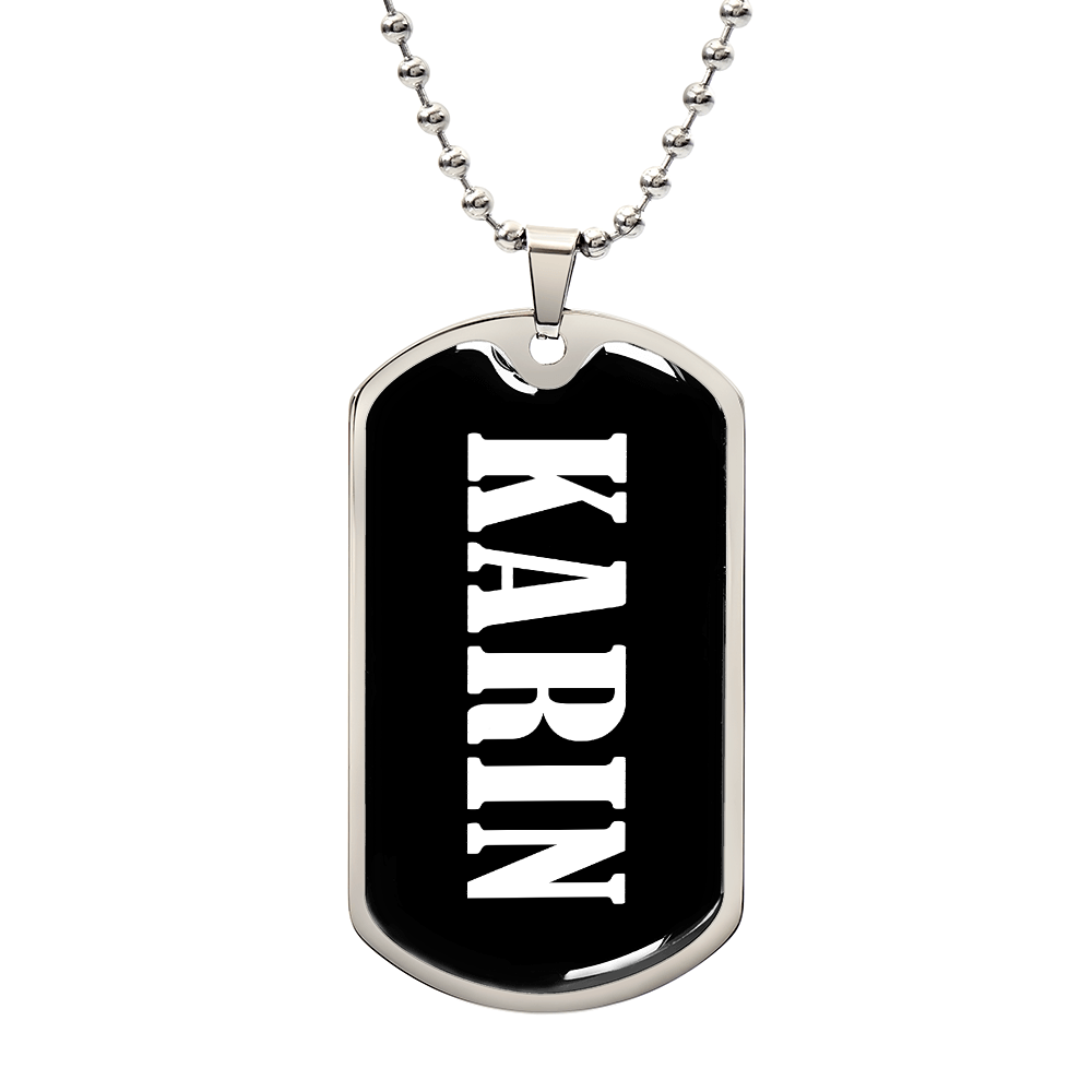 Karin v03 - Luxury Dog Tag Necklace