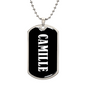 Camille v03 - Luxury Dog Tag Necklace