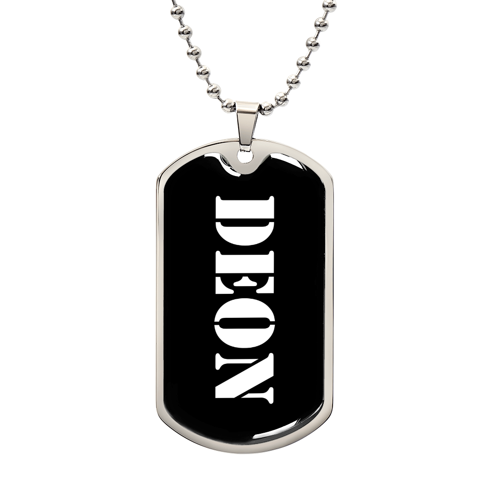 Deon v3 - Luxury Dog Tag Necklace