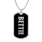 Bettie v02 - Luxury Dog Tag Necklace
