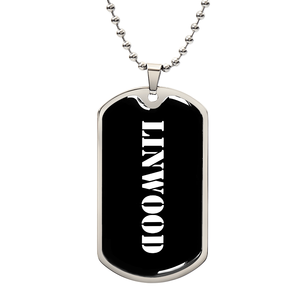 Linwood v3 - Luxury Dog Tag Necklace