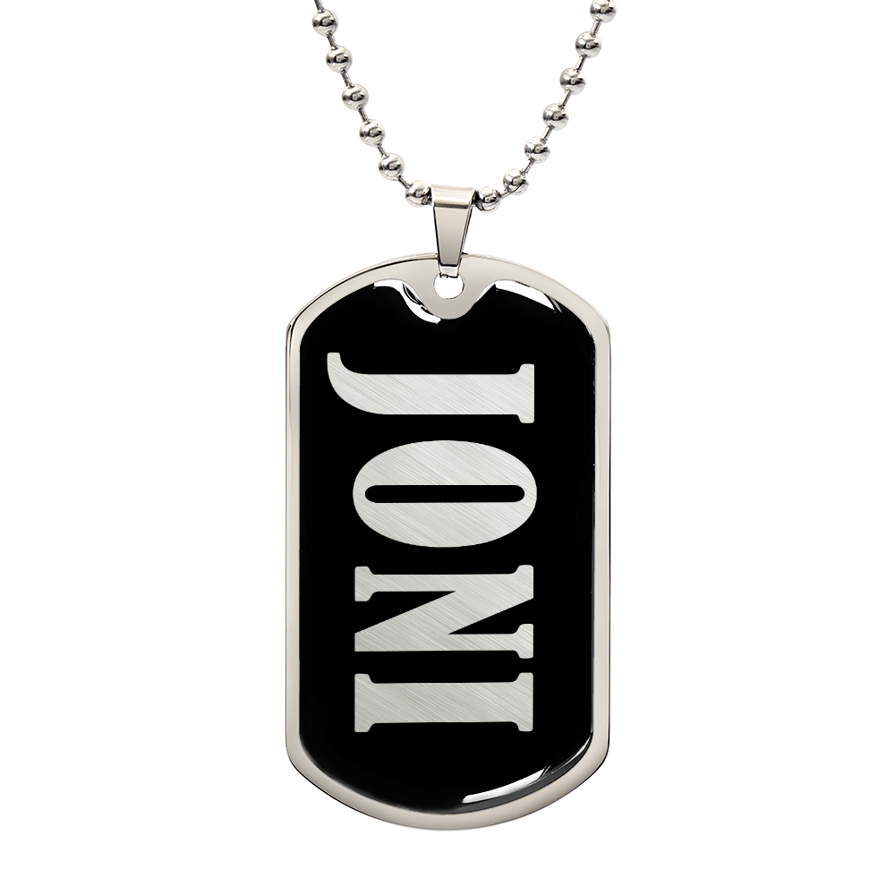 Joni v02 - Luxury Dog Tag Necklace