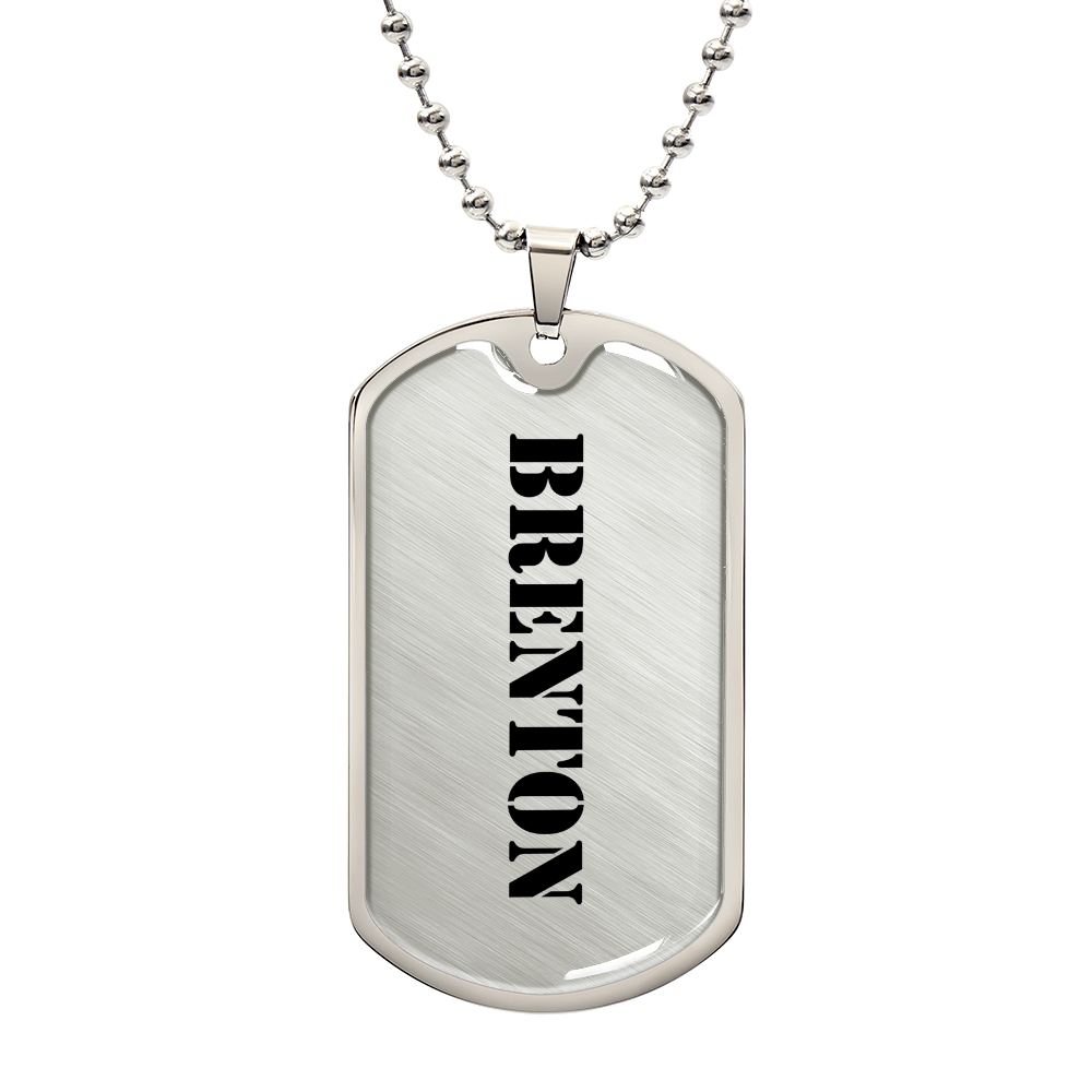 Brenton - Luxury Dog Tag Necklace