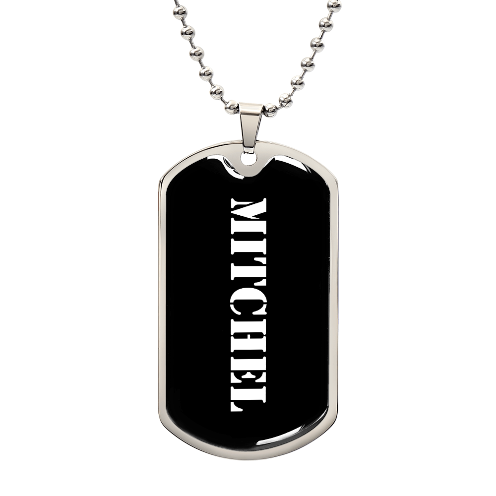 Mitchel v3 - Luxury Dog Tag Necklace