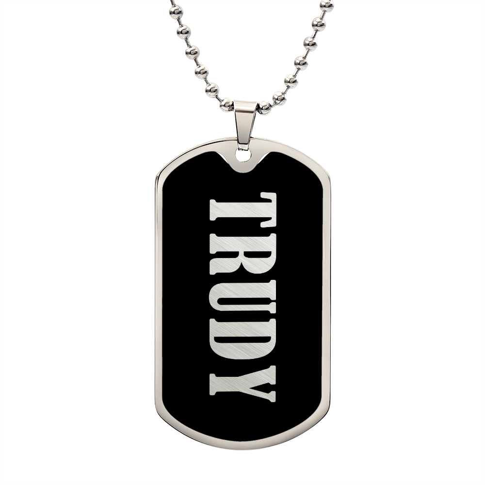 Trudy v02 - Luxury Dog Tag Necklace