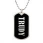 Trudy v02 - Luxury Dog Tag Necklace