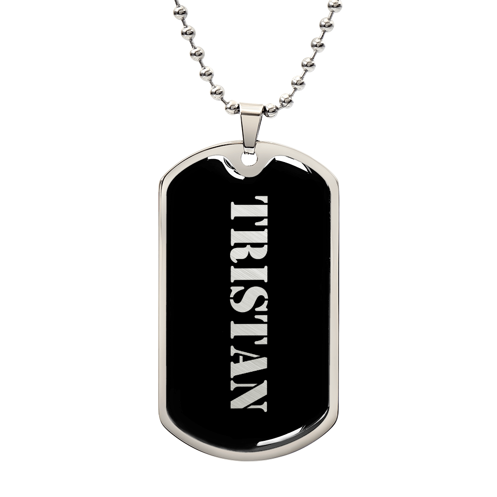 Tristan v2 - Luxury Dog Tag Necklace