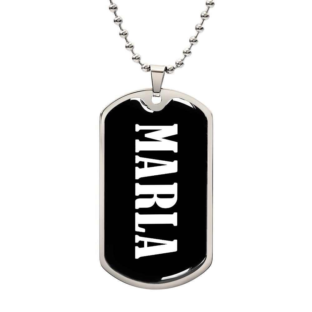 Marla v03 - Luxury Dog Tag Necklace