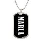 Marla v03 - Luxury Dog Tag Necklace