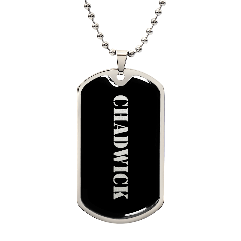 Chadwick v2 - Luxury Dog Tag Necklace