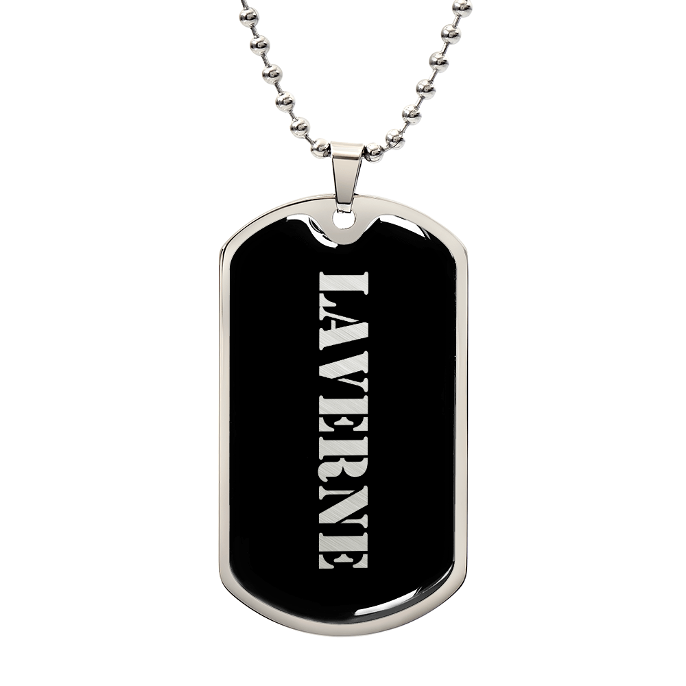 Laverne v2 - Luxury Dog Tag Necklace