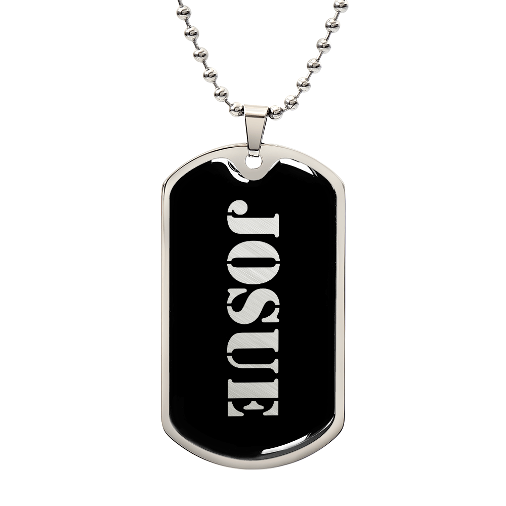 Josue v2 - Luxury Dog Tag Necklace