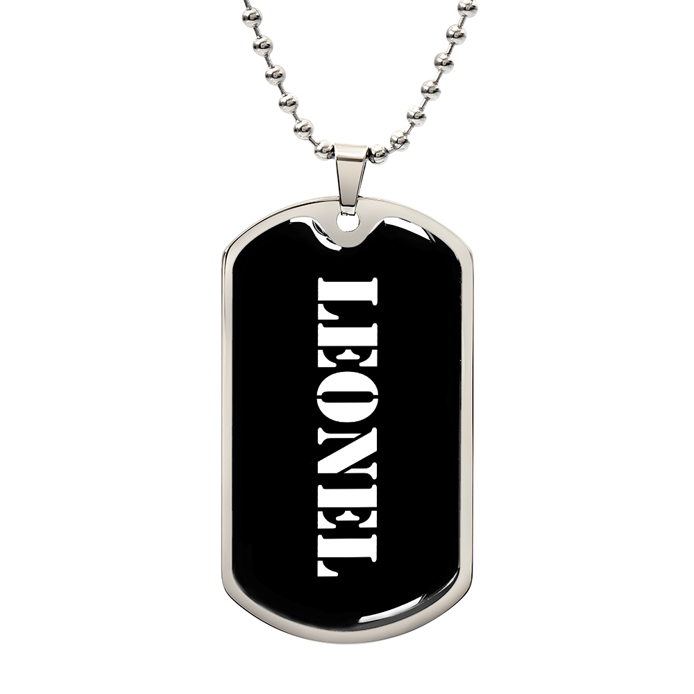 Leonel v3 - Luxury Dog Tag Necklace