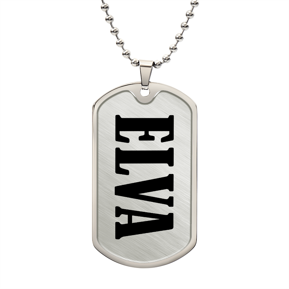 Elva v01 - Luxury Dog Tag Necklace